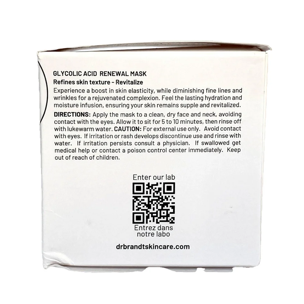 Dr. B Lab Glycolic Acid Renewal Mask - BNIB - MSRP $52 - Picture 6 of 9